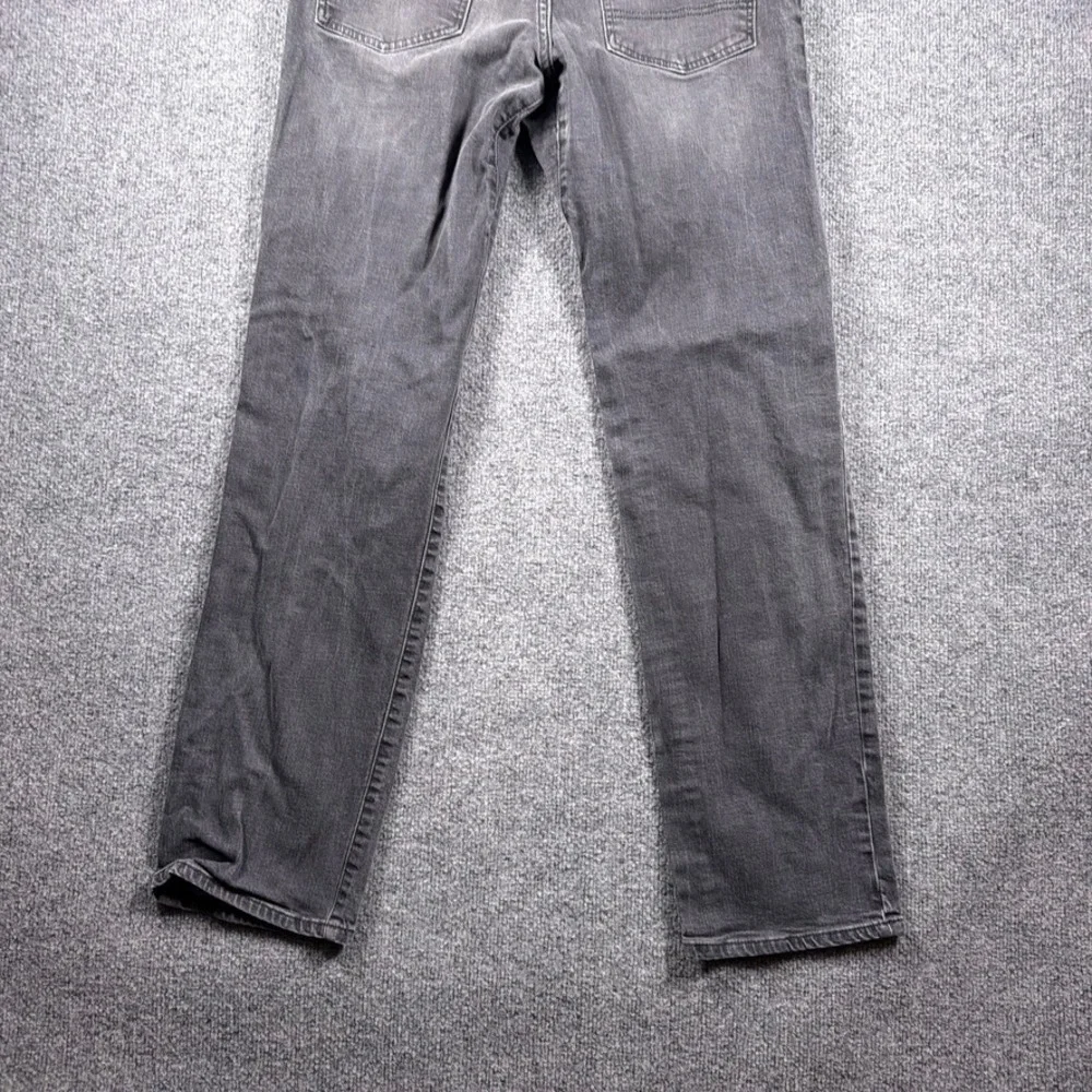 prAna Jeans Mens 32 x 32 Gray Organic Cotton Stretch Straight Leg Denim Pants